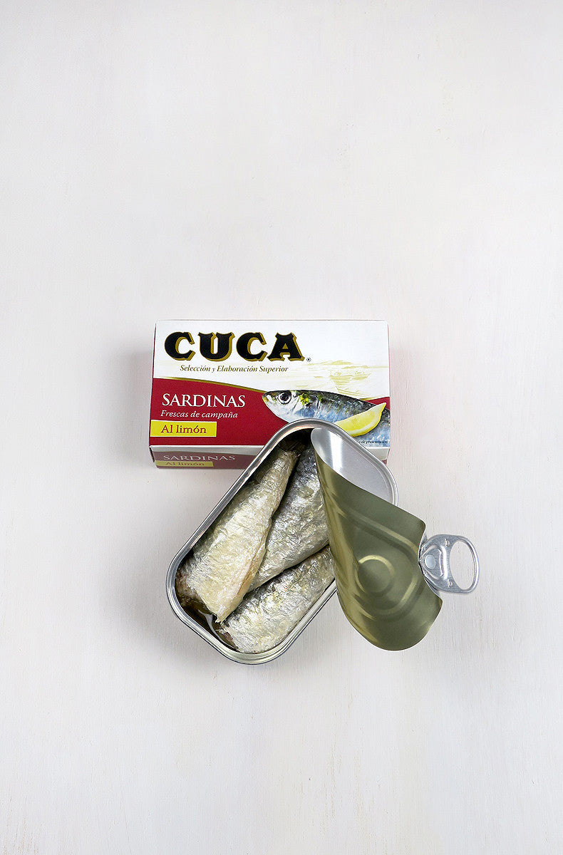Cuca Sardines with Lemon